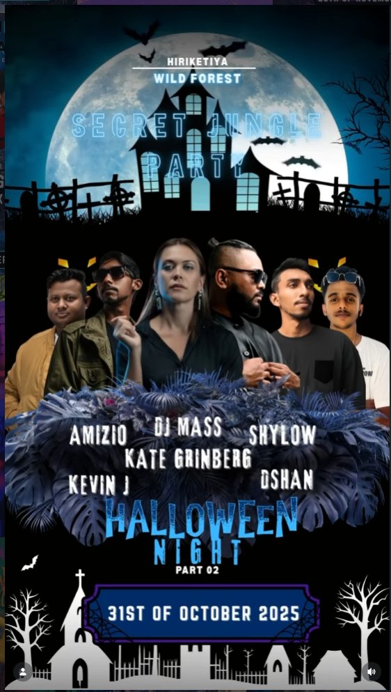 Secret Jungle Halloween Night